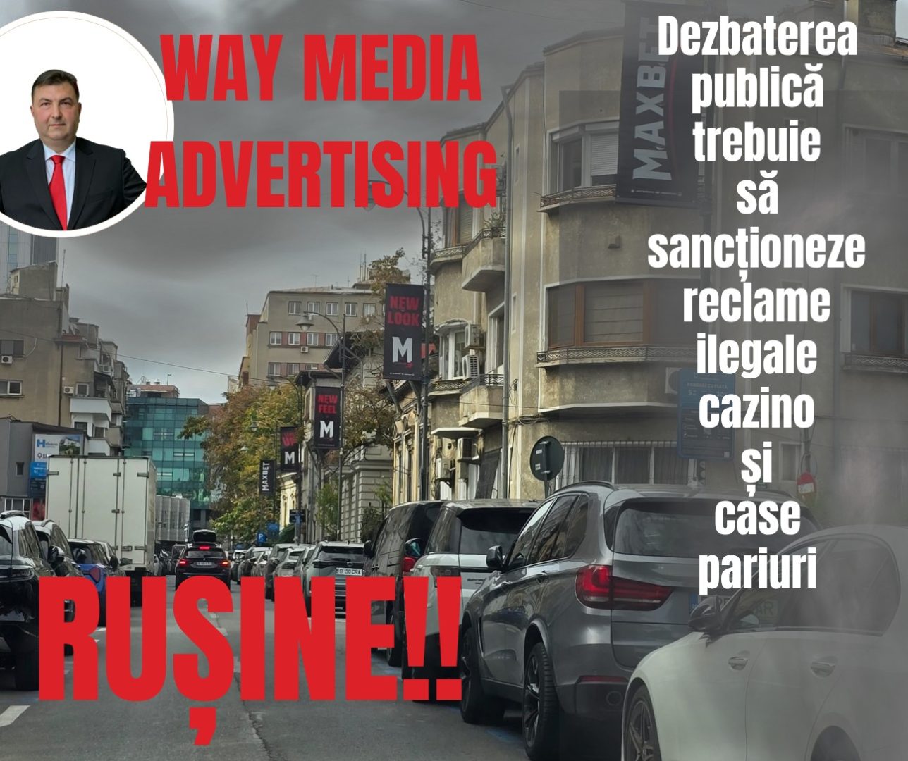 Way Advertise Production SRL și controversele publicității neautorizate: cum promovarea cazinourilor afectează peisajul urban din București